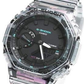 カシオ CASIO 腕時計 メンズ レディース ユニセックス アナデジ 丸型 アナログ ブラック スケルトン G-SHOCK ジーショック Gショック　GSHOCK 送料無料/込 卒業祝入学祝プレゼント