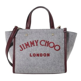 ジミーチュウ JIMMY CHOO トートバッグ ショルダーバッグ ハンドバッグ レディース ロゴ フェルト 2WAY 送料無料/込 卒業祝入学祝プレゼント