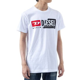 ディーゼル DIESEL Tシャツ カットソー メンズ 半袖 クルーネック ロゴプリント Mサイズ 送料無料/込 父の日ギフト