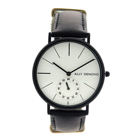 アリーデノヴォ ALLY DENOVO 腕時計 メンズ レディース ユニセックス ホワイト ブラック HERITAGE SMALL 送料無料/込 父の日ギフト