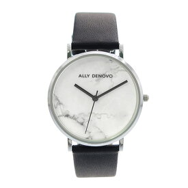 アリーデノヴォ ALLY DENOVO 腕時計 メンズ レディース ユニセックス ホワイト ブラック CARRARA MARBLE 送料無料/込 父の日ギフト