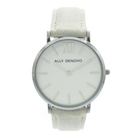 アリーデノヴォ ALLY DENOVO 腕時計 メンズ レディース ユニセックス ホワイト NEW VINTAGE DENIM 送料無料/込 父の日ギフト