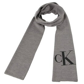 カルバンクライン Calvin Klein マフラー メンズ ロゴ Gray 送料無料/込 卒業祝入学祝プレゼント