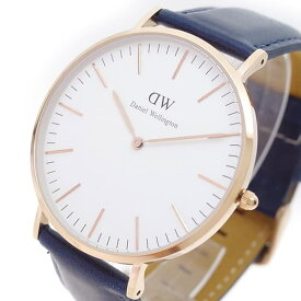 ダニエルウェリントン Daniel Wellington 腕時計 メンズ レディース ユニセックス ホワイト ネイビー 送料無料/込 卒業祝入学祝プレゼント