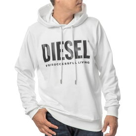 ディーゼル DIESEL パーカー メンズ 長袖 プルオーバー ロゴプリント Mサイズ 送料無料/込 卒業祝入学祝プレゼント