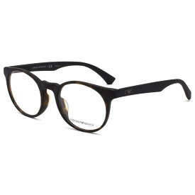 エンポリオアルマーニ EMPORIO ARMANI メガネフレーム 眼鏡フレーム 伊達メガネ メンズ レディース ユニセックス ウエリントン型 シンプル アジアンフィット マットブラック 送料無料/込 父の日ギフト