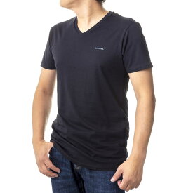 【最大10%OFFクーポン4/1_13時まで】ディーゼル DIESEL Tシャツ3枚セット 3枚組 アンダーウェアー メンズ 半袖 Vネック ロゴ Lサイズ 送料無料/込 卒業祝入学祝プレゼント