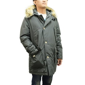 ウールリッチ WOOLRICH ダウンコート ダウンジャケット パデットコート メンズ ファーフード ミディアム丈 膝上 GREY SHADOW Lサイズ アークティックデタッチャブルファーパーカー ARCTIC DETACHABLE FUR PARKA 送料無料/込 卒業祝入学祝プレゼント