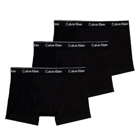 カルバンクライン Calvin Klein ボクサーパンツ3枚セット アンダーウェア 下着 メンズ ロゴ 無地 シンプル ブラック Sサイズ 送料無料/込 父の日ギフト