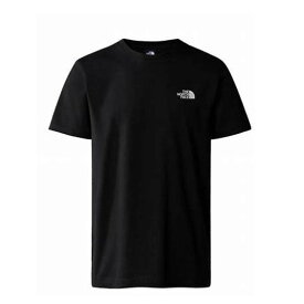 ザノースフェイス THE NORTH FACE Tシャツ カットソー メンズ 半袖 クルーネック ロゴ ブラック Mサイズ 送料無料/込 父の日ギフト