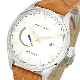 ハミルトン HAMILTON 腕時計 メンズ 自動巻き 機械式 レザーベルト ホワイト ライトブラウン ジャズマスター JAZZ MASTER 送料無料/込 父の日ギフト