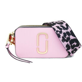 マークジェイコブス MARC JACOBS ショルダーバッグ ポシェット レディース レザー 斜めがけ ロゴ ピンク レオパード 送料無料/込 卒業祝入学祝プレゼント