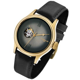 アーンショウ EARNSHAW 腕時計 メンズ 自動巻き アナログ表示 レザー 送料無料/込 卒業祝入学祝プレゼント