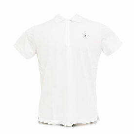 ディーゼル DIESEL ポロシャツ メンズ 半袖 ワンポイント柄 無地 ホワイト Lサイズ 送料無料/込 父の日ギフト