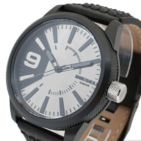 ディーゼル DIESEL 腕時計 メンズ クオーツ レザーベルト アナログ ブラック シルバー ブラック 送料無料/込 父の日ギフト