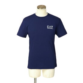 イーエーセブンエンポリオアルマーニ EA7 EMPORIOARMANI Tシャツ カットソー メンズ 半袖 クルーネック ロゴプリント Sサイズ 送料無料/込 父の日ギフト