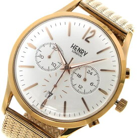 ヘンリーロンドン HENRY LONDON 腕時計 メンズ レディース ユニセックス ホワイトシルバー 送料無料/込 父の日ギフト