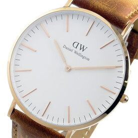 ダニエルウェリントン Daniel Wellington 腕時計 メンズ ホワイト CLASSIC 送料無料/込 父の日ギフト