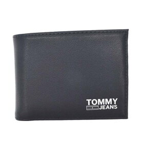 トミーヒルフィガー TOMMY HILFIGER 二つ折り財布 メンズ レザー シンプル 無地 NV TJM CAMPUS CC WALLET AND COIN 送料無料/込 卒業祝入学祝プレゼント