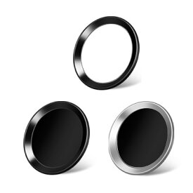 3枚セット iPhoneホームボタンシール TouchID 指紋認証可能 アイフォンボタン ブラック 保護シール 取付簡単