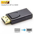 【10倍】お買い物マラソン Displayport to HDMI ディスプレイ 変換アダプタ コネクタ DP1.1対応 PC周辺機器DP（ オス） to HDMI (メス）ケーブル1080P金メッキコネクタ1.3V