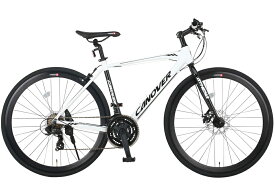 【安心の組立済み出荷】クロスバイク 完成品 自転車 700×28C シマノ21段変速 軽量 アルミフレーム フロントディスクブレーキ カノーバー アテナ CANOVER CAC-027-DC ATHENA