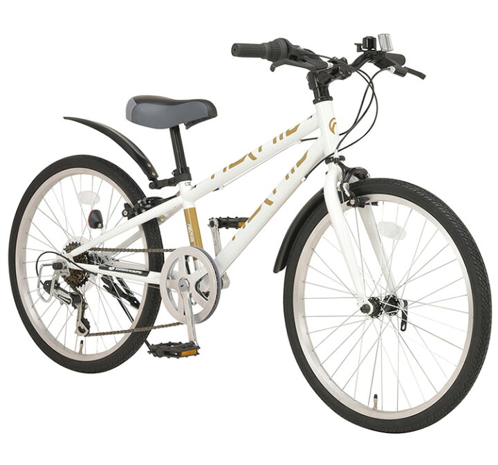 楽天市場】子供用自転車 ジュニアクロスバイク 24インチ シマノ6段変速 