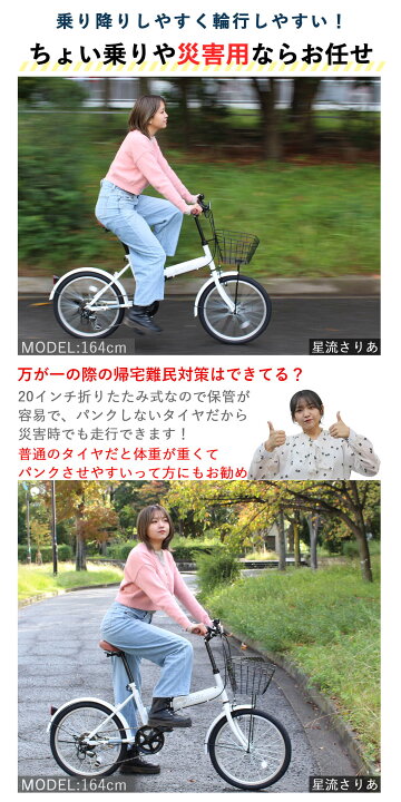 楽天市場】ノーパンクタイヤ 20インチ 折りたたみ自転車【メーカー直営 