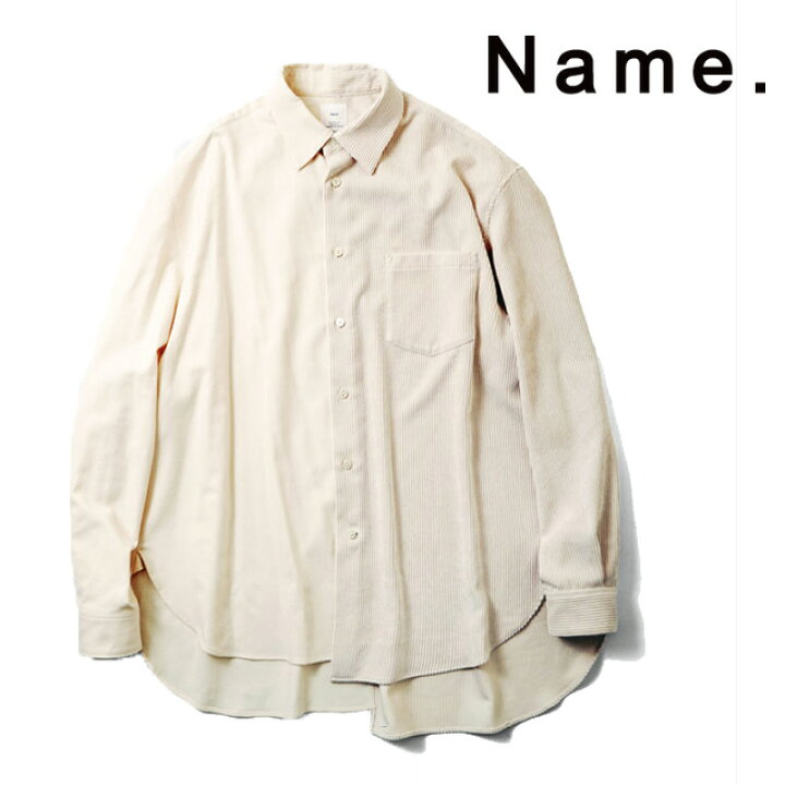 楽天市場】Name. ネーム アシンメトリー ラウンド カット シャツ 