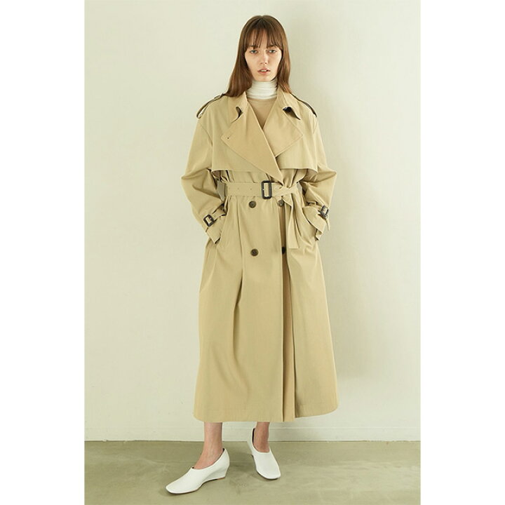楽天市場】クラネ CLANE レイヤー ロング トレンチコート LAYER LONG  