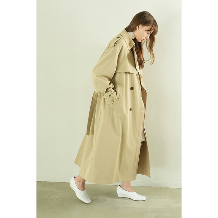楽天市場】クラネ CLANE レイヤー ロング トレンチコート LAYER LONG 