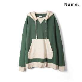 Name. ネーム アシンメトリック スウィッチング フーディー ASYMMETRIC SWITCHING HOODIE パーカー 50's メンズ 【2024 新作】【15:00までのご注文で即日配送】 プレゼント ギフト