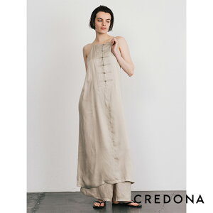 �N���h�i CREDONA �L���v�� �}���_���� �h���X CUPRO MANDARIN DRESS �`���C�i�h���X �f�B�e�B�[�� �����O �y2025 �V��z