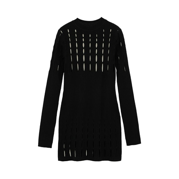 楽天市場】クラネ CLANE ホール ドット ニット トップス HOLE DOT KNIT  