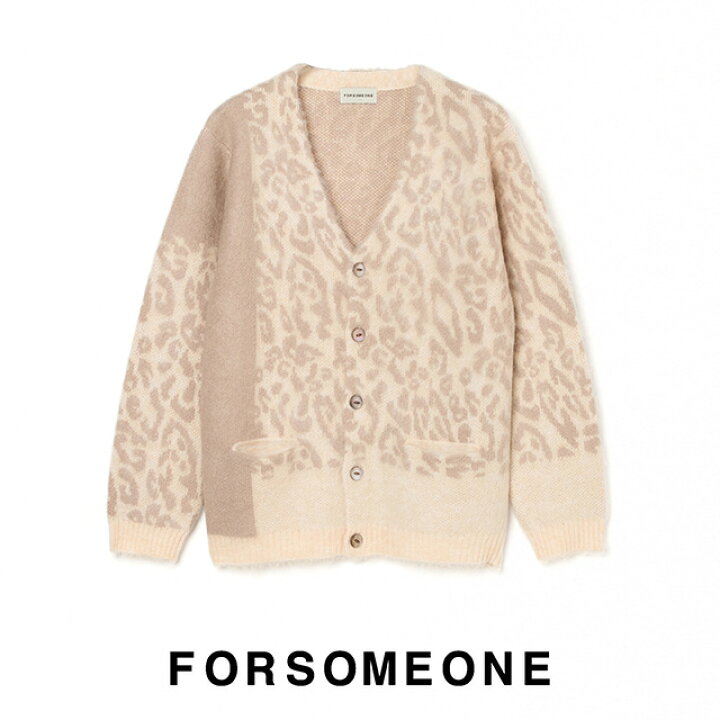 楽天市場】FORSOMEONE フォーサムワン レオパード カーディガン 