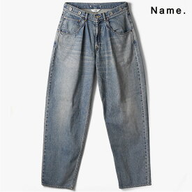 Name. ネーム スラブ デニム バギー パンツ SLUB DENIM BAGGY PANTS メンズ 【2023 新作】【15:00までのご注文で即日配送】 プレゼント ギフト