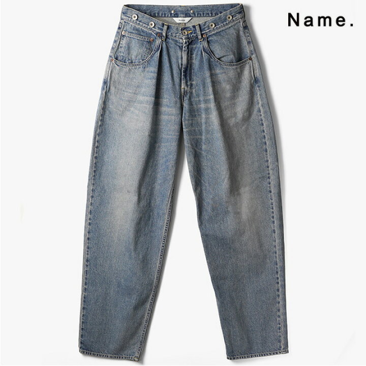 楽天市場】Name. ネーム スラブ デニム バギー パンツ SLUB DENIM 
