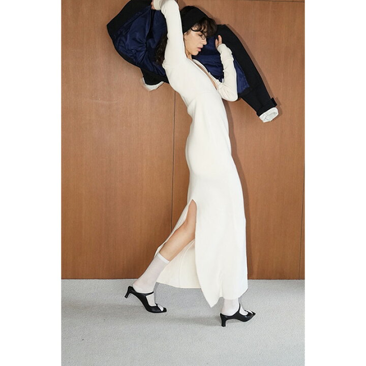 楽天市場】クラネ CLANE Wフェイス ニット ワンピース W FACE KNIT  