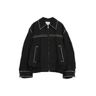 クラネ CLANE ダブルカラー スタッズ ドリズラー ジャケット W COLOR STUDDED DRIZZLER JACKET スプリン…