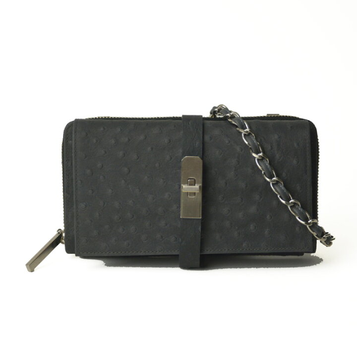 楽天市場】M.U.L. エムユーエル レザーウォレットショルダー 本革  