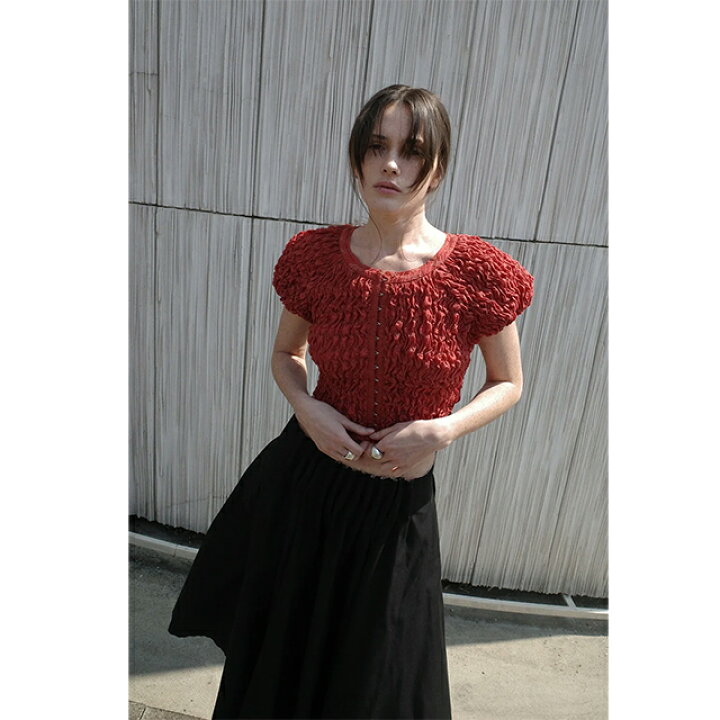 楽天市場】クラネ CLANE シャーリング パフ トップス SHIRRING PUFF 