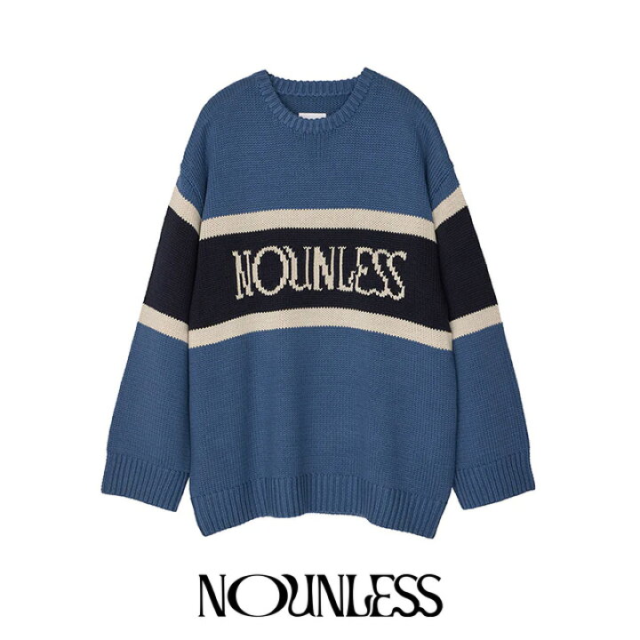 楽天市場】ナウンレス NOUNLESS ナウンレス クラシック ロゴニット 