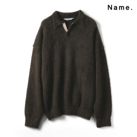 Name. ネーム モヘア スキッパー プルオーバー MOHAIR SKIPPER PULL OVER 長袖 ニット メンズ 【2023 新作】【15:00までのご注文で即日配送】 プレゼント ギフト