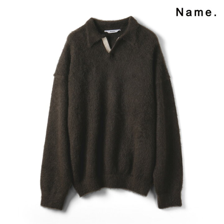 楽天市場】Name. ネーム モヘア スキッパー プルオーバー MOHAIR 