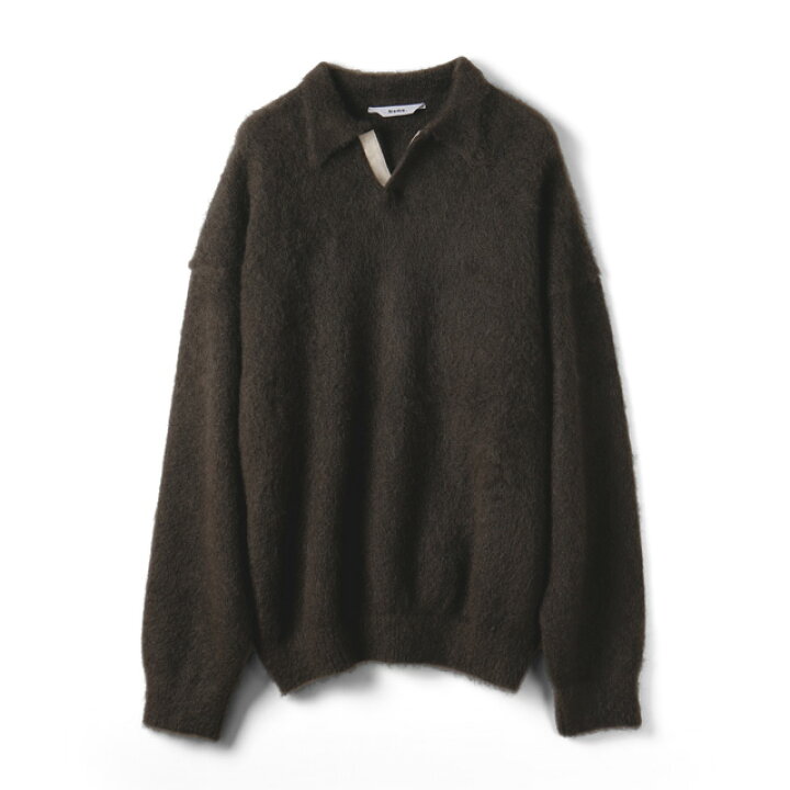 楽天市場】Name. ネーム モヘア スキッパー プルオーバー MOHAIR 