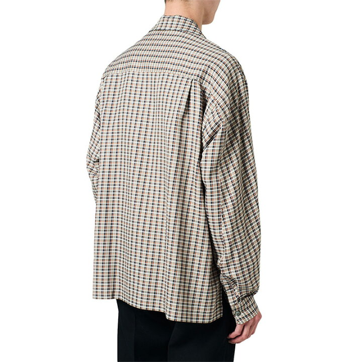 楽天市場】NAME. ネーム RAYON PLAID OPEN COLLAR SHIRT レーヨン  