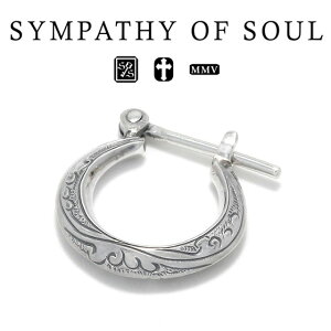 �X�[�}���_�b�N��×�V���p�V�[�I�u�\�E�� �J�[�u�h ���[���t�[�v �s�A�X �V���o�[ sympathy of soul×Suman Dhakhwa Carved Moon Hoop Pierce ���j�Z�b�N�X �A�N�Z�T���[ �M�t�g