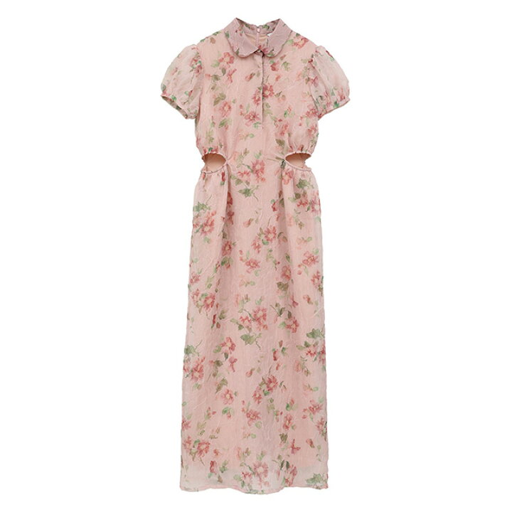 楽天市場】クラネ CLANE シアー フラワー ミニ パフ ワンピース SHEER 正規 CLANE SHEER FLOWER MINI PUFF ONEPIECE