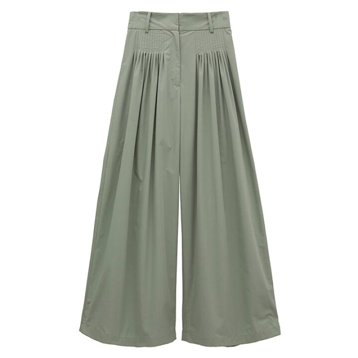 スラックス パンツ CLANE/クラネ WIDE TUCK WORK PANTS/ワイドタック  