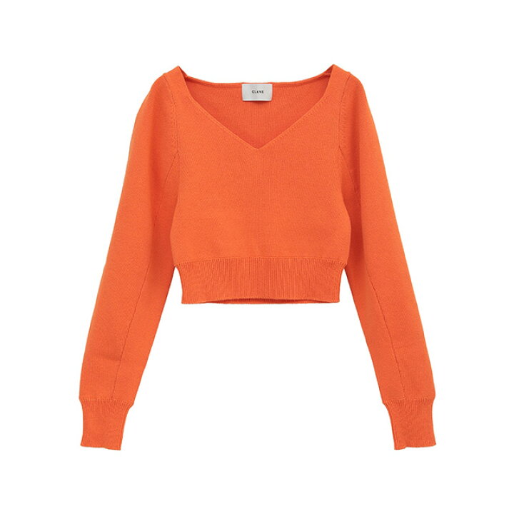 楽天市場】クラネ CLANE Vネック ショート ニット トップス V NECK 